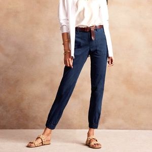 Banana Republic Slim Utility Pants, size 12, blue